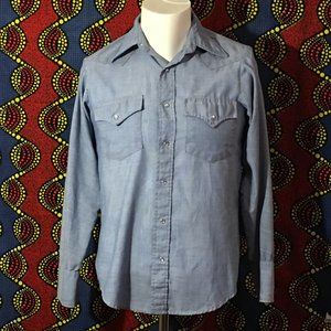 Sears  - Vintage Button Up Shirt - Boho, Western